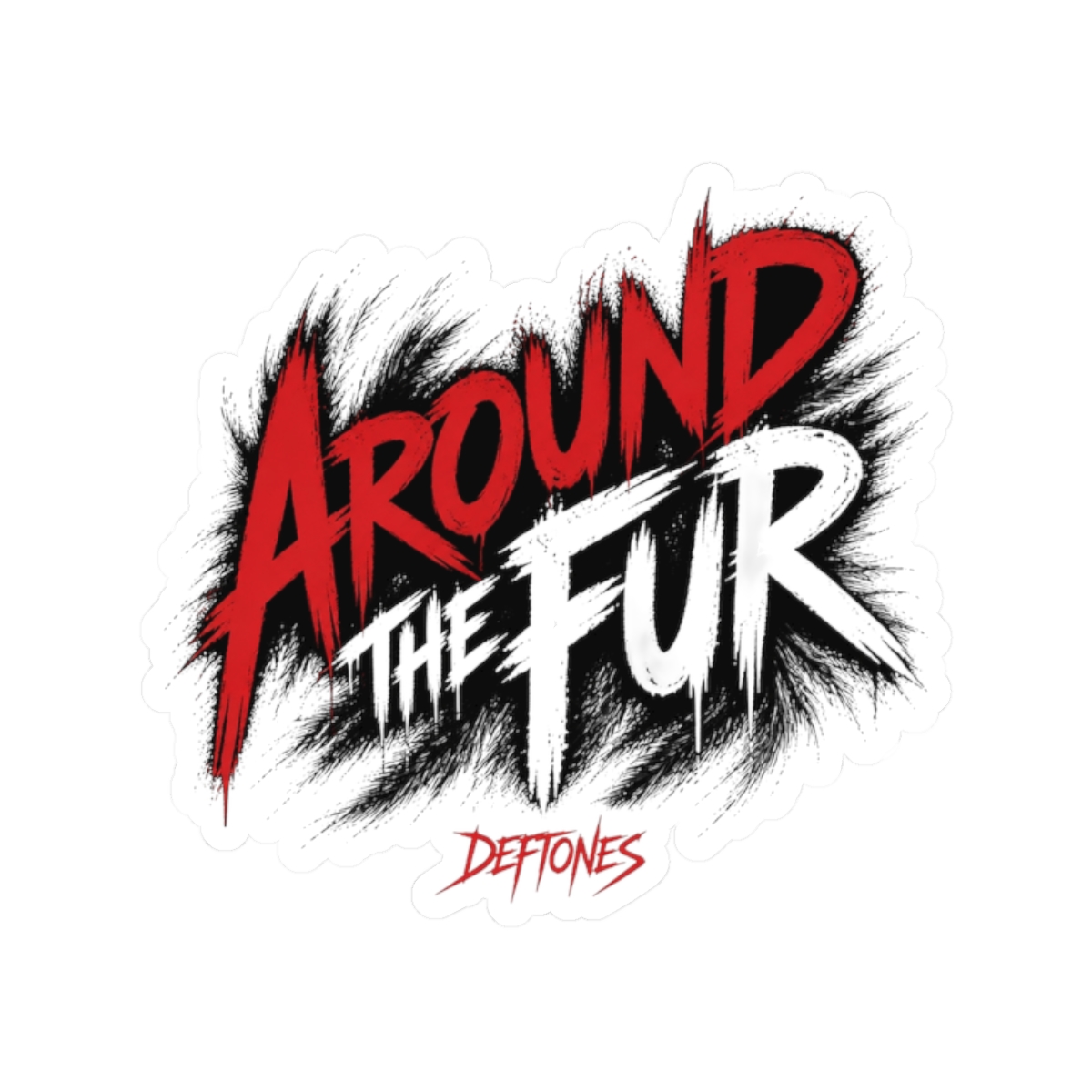 Deftones "Around the Fur" Sticker - Official Stickers merchandise