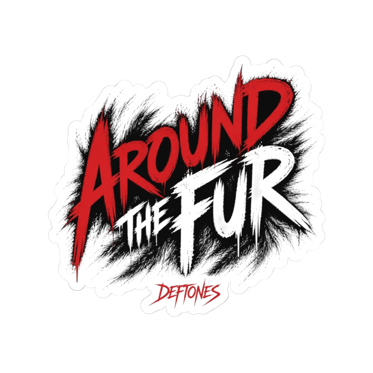 Deftones "Around the Fur" Sticker