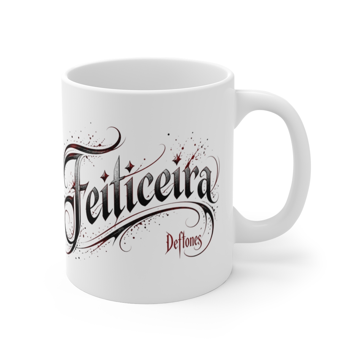 Deftones "Feiticeira" White Mug