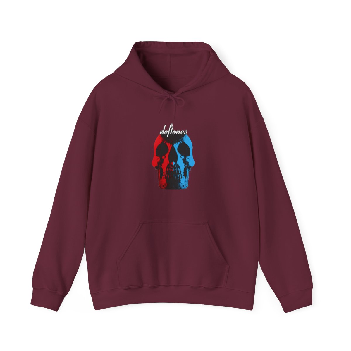 Deftones Adult Deftones Split Skull Hoodie - alternate angle 3, merchandise