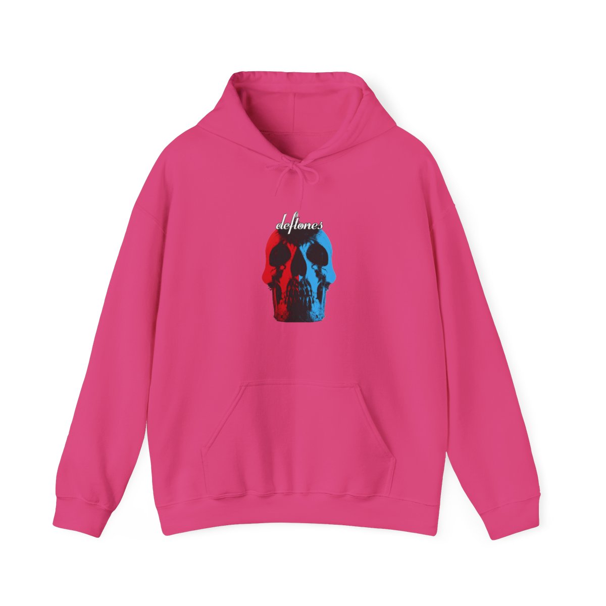 Deftones Adult Deftones Split Skull Hoodie - alternate angle 2, merchandise