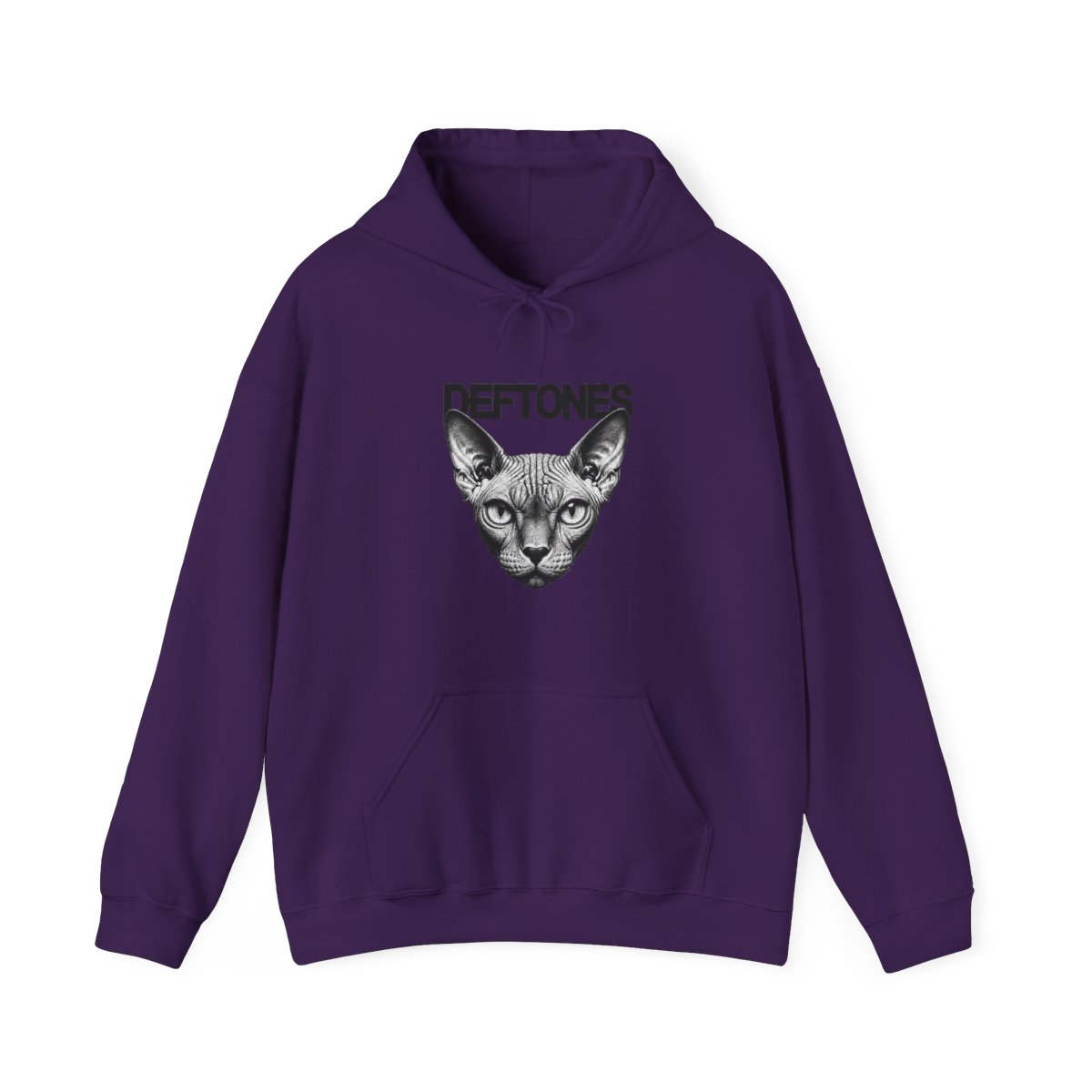 Rock Off officially licensed products Deftones Sphynx Hooded Hoodie Black - alternate angle 2, merchandise