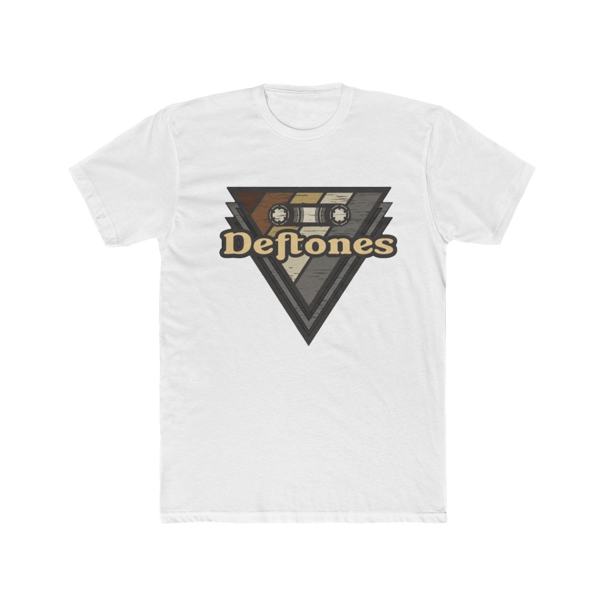 Deftones Triangle Cassette T Shirt - alternate angle 3, merchandise