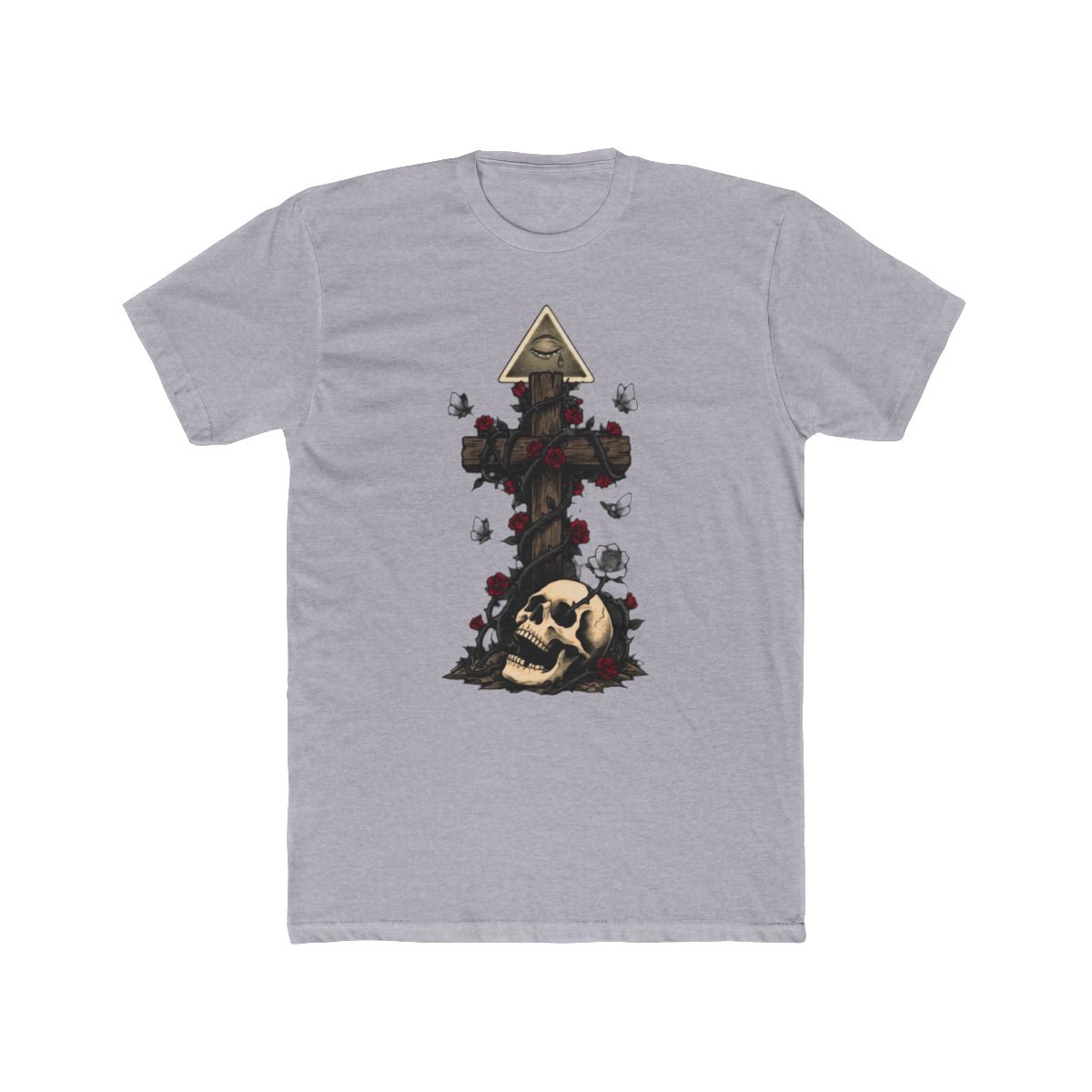 Deftones OHMS Skull Cross Roses T Shirt T Shirt