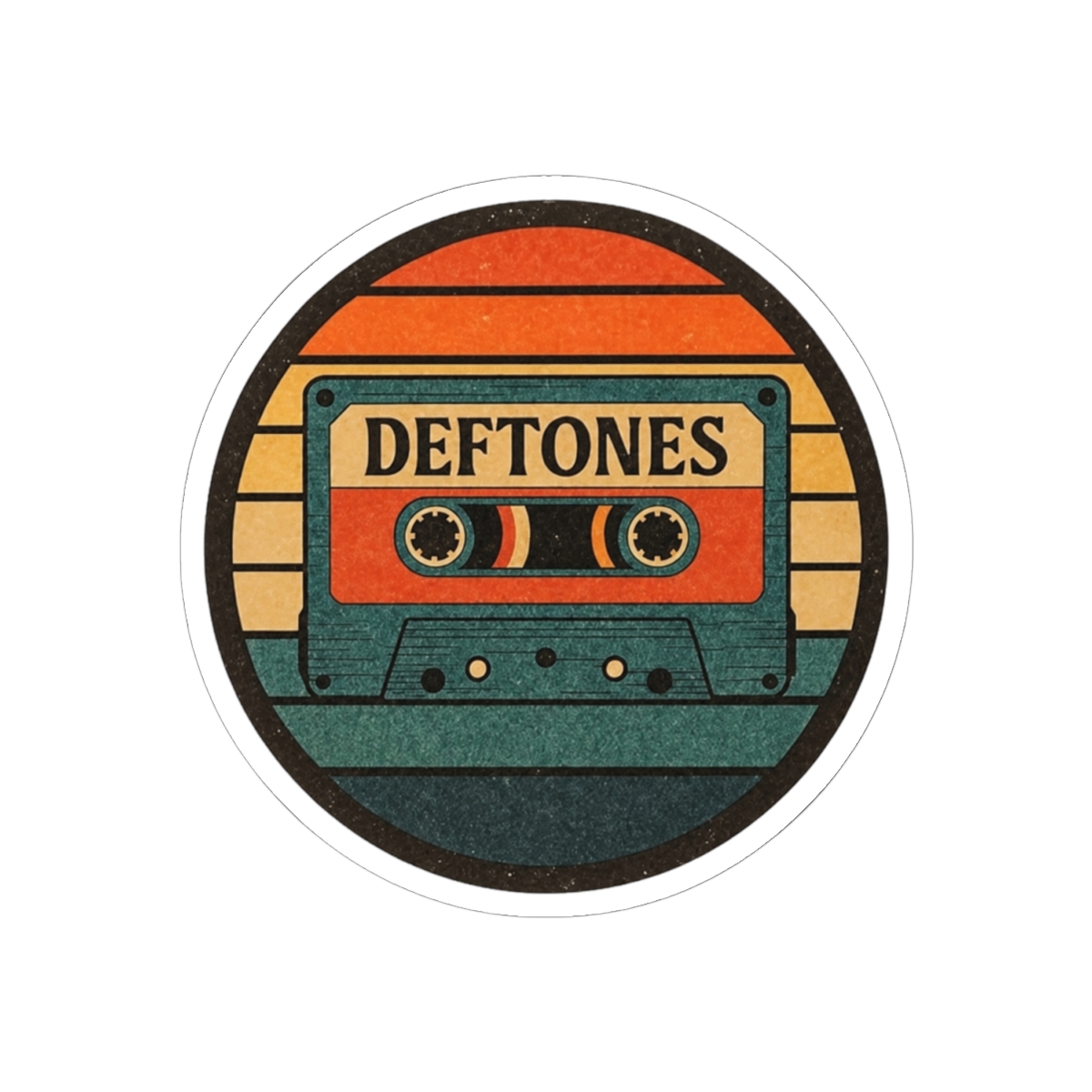 2 (Pieces) 3" and 5" Deftones Sticker, Waterproof Vinyl Decals for Many Purpose Like Cars, Trucks, Laptops, Phones, Windows and More - alternate angle 1, merchandise
