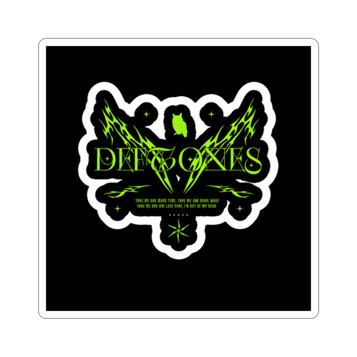 deftones Sticker - alternate angle 3, merchandise