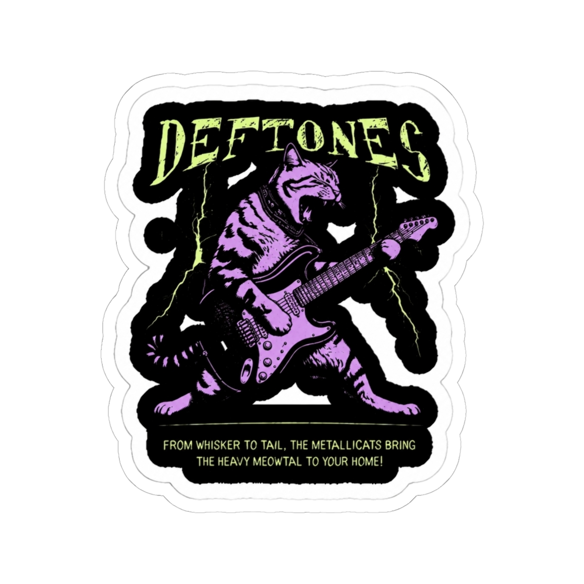 deftones cat Sticker