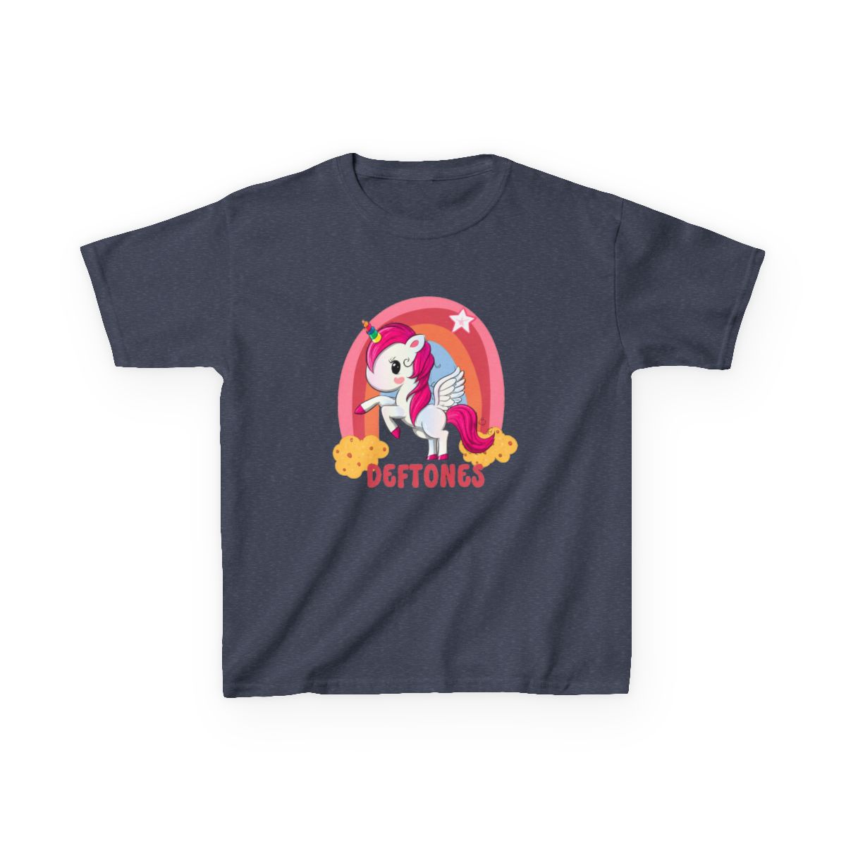 deftones // retro unicorn Kids T-Shirt - alternate angle 4, merchandise